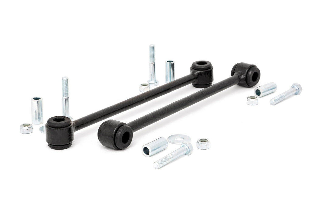 Rough Country Sway Bar Links Rear 6 Inch Lift compatible with Jeep Wrangler Jk (2007-2018) 1017