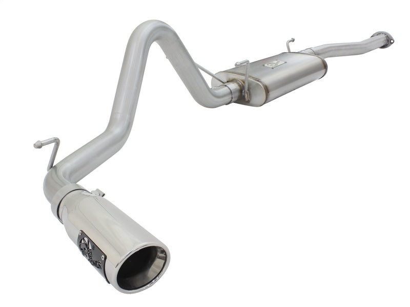 aFe MACH Force XP 2.5in Cat-Back Stainless Steel Exhaust w/Polished Tip Toyota Tacoma 13-14 2.7L 49-46024-P