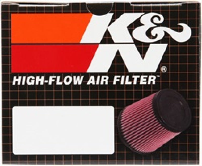 K&N Universal Clamp-On Air Intake Filter: High Performance, Premium, Washable, Replacement Air Filter: Flange Diameter: 2.75 In, Filter Height: 7 In, Flange Length: 1 In, Shape: Round, RU-1480, black