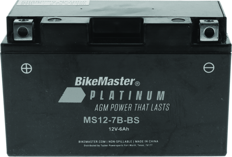 BikeMaster AGM Battery MS12-7B-BS 780739