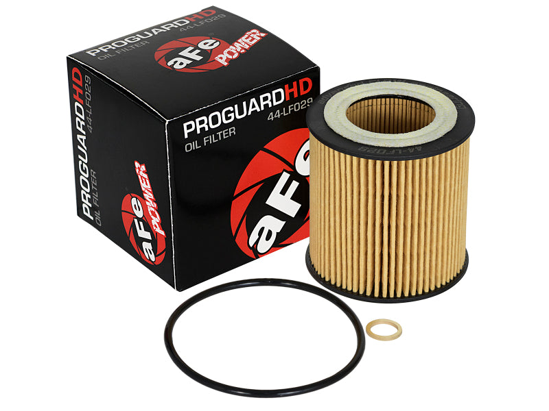 aFe Pro GUARD D2 Oil Filter 06-19 BMW Gas Cars L6-3.0T N54/55 4 Pack 44-LF029-MB