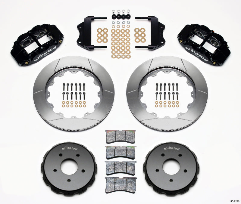 Wilwood Narrow Superlite 6R Front Hat Kit 14.00in 2004-2006 Pontiac GTO 140-9296