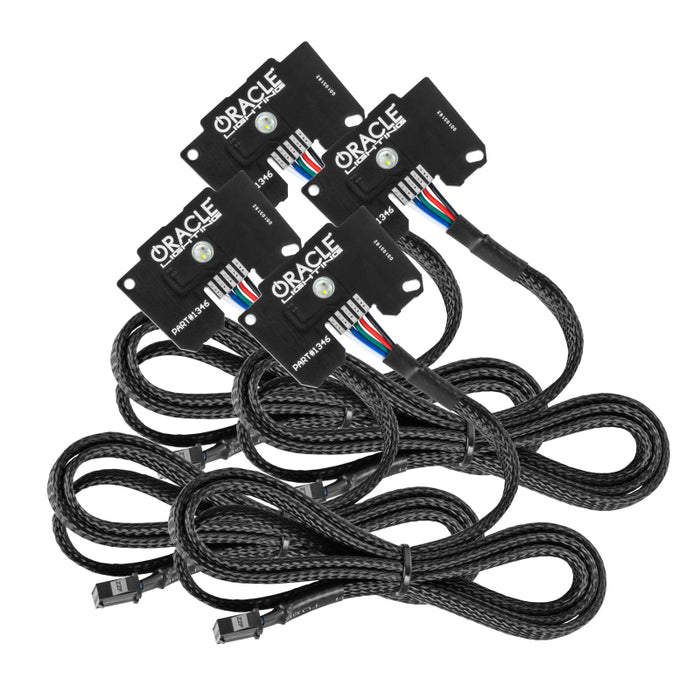Oracle compatible with Jeep Wrangler JL/Gladiator JT RGB+W Headlight DRL Kit ColorSHIFT w/o Cntrl SEE WARRANTY 1346-334