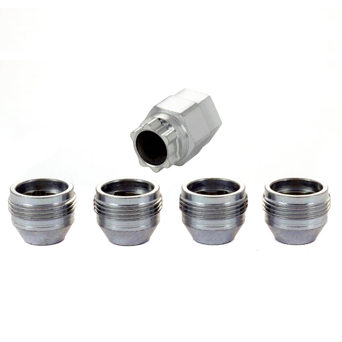 McGard Wheel Lock Nut Set 4pk. (Under Hub Cap / Cone Seat) M12X1.5 / 19mm & 21mm Hex / .775in. L 24012