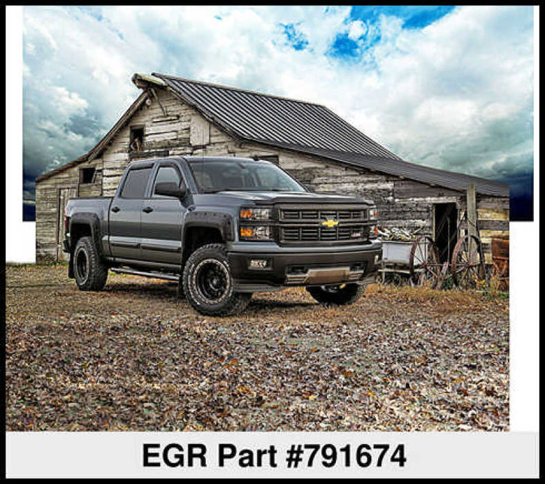 EGR 14+ Chev Silverado 5ft Bed Bolt-On Look Fender Flares Set 791674