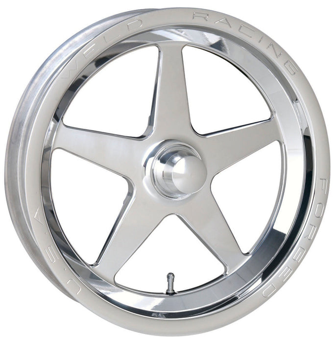 Weld Alumastar 1-Piece 15x3.5 / Anglia Spindle MT / 1.75in. BS Polished Wheel Non-Beadlock 88-15000