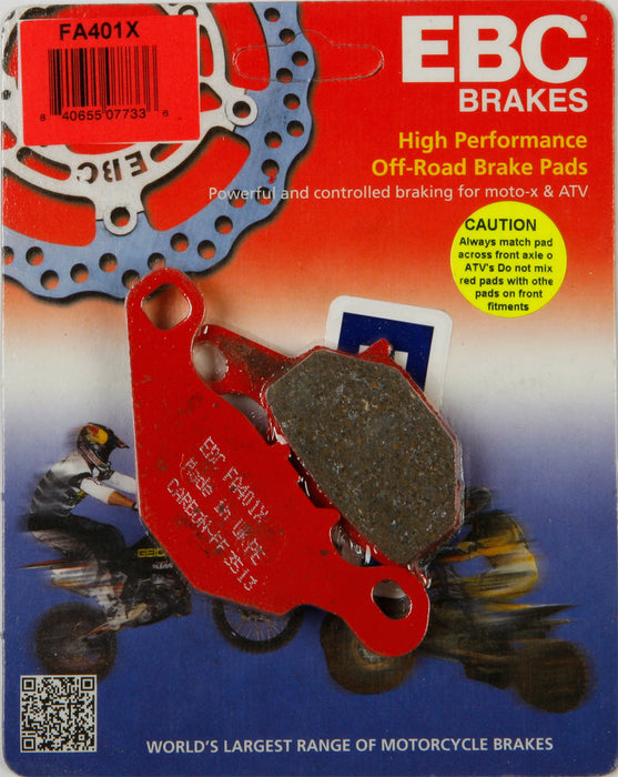 EBC Brakes FA401X Disc Brake Pad Set