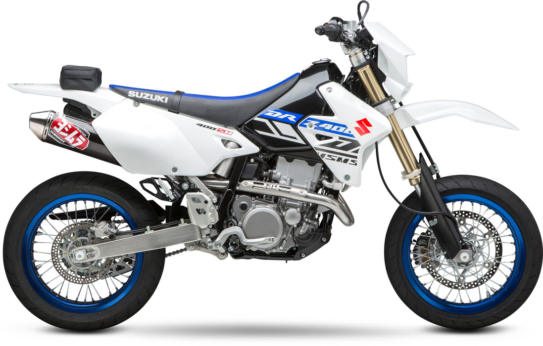 Yoshimura RS-2 Comp Series Full System Exhaust (Street/Stainless/Carbon Fiber/Stainless) for 00-19 Suzuki DRZ400S