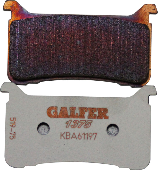 Galfer HH Sintered Ceramic Brake Pads (Front G1375) Compatible With 17-19 HONDA CBR1000RR