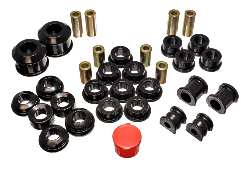 Energy Suspension 02-05 Honda Civic Si Black Hyper-Flex Master Bushing Set 16.18112G