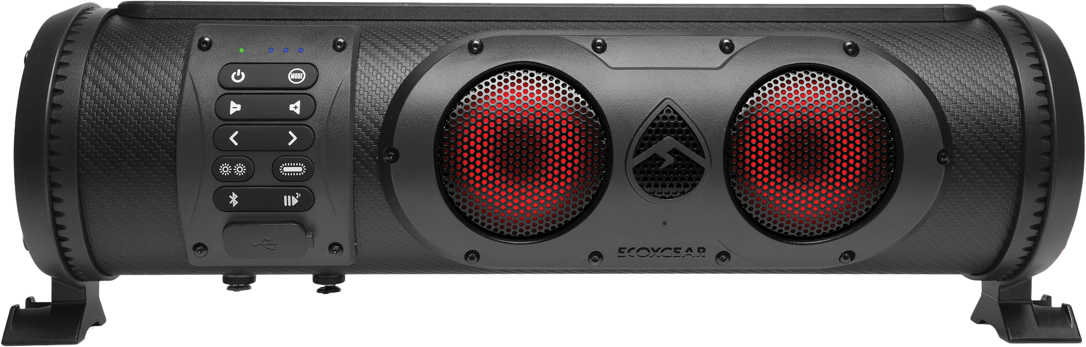 Ecoxgear Soundextreme Se18 Amplified Powersports Bluetooth 5 Speaker Soundbar Waterproof Sandproof With Led Lighting 300 Watts Of Peak Power GDI-EXSE1801
