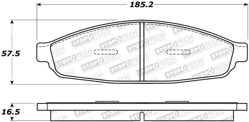 StopTech Street Brake Pads 308.0953