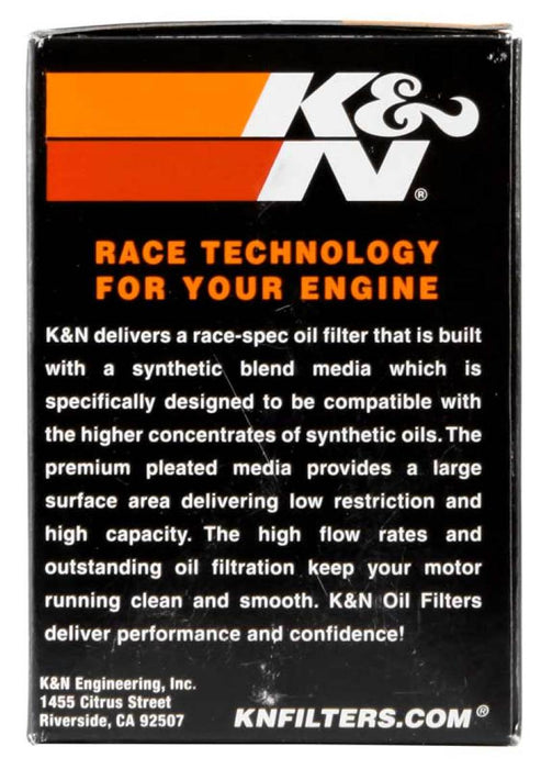 K&N Motorcycle Oil Filter: High Performance, Premium, Designed to be used with Synthetic or Conventional Oils: Fits Select TGB, Yamaha Vehicle Models, KN-148