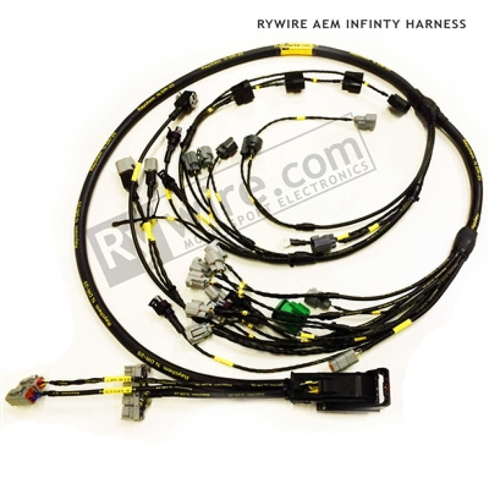 Rywire Honda K-Series AEM Compatible with Infinity MS Eng Harn w/K20 Coils/02-04 Speed Sensor/EV14 Inj (Adapter Req) RY-K-Compatible with Infinity