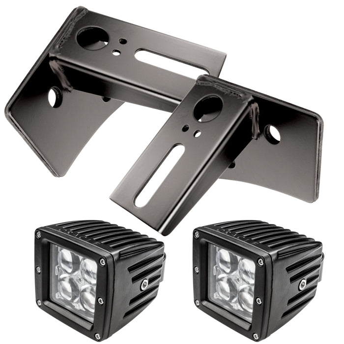 Oracle compatible with Jeep JK Lower Windshield Mount Brackets/Lights Combo SEE WARRANTY 2142-504