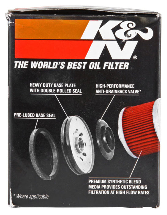 K&N Piaggio 2.156in OD x 3.063in Height Oil Filter KN-183