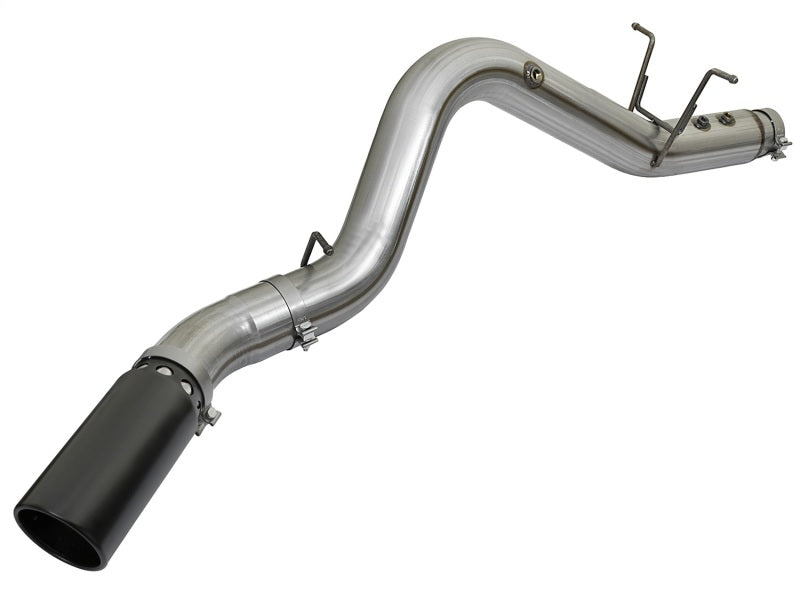 aFe LARGE BORE HD 5in 409-SS DPF-Back Exhaust w/Black Tip 2017 GM Duramax V8-6.6L (td) L5P 49-44085-B