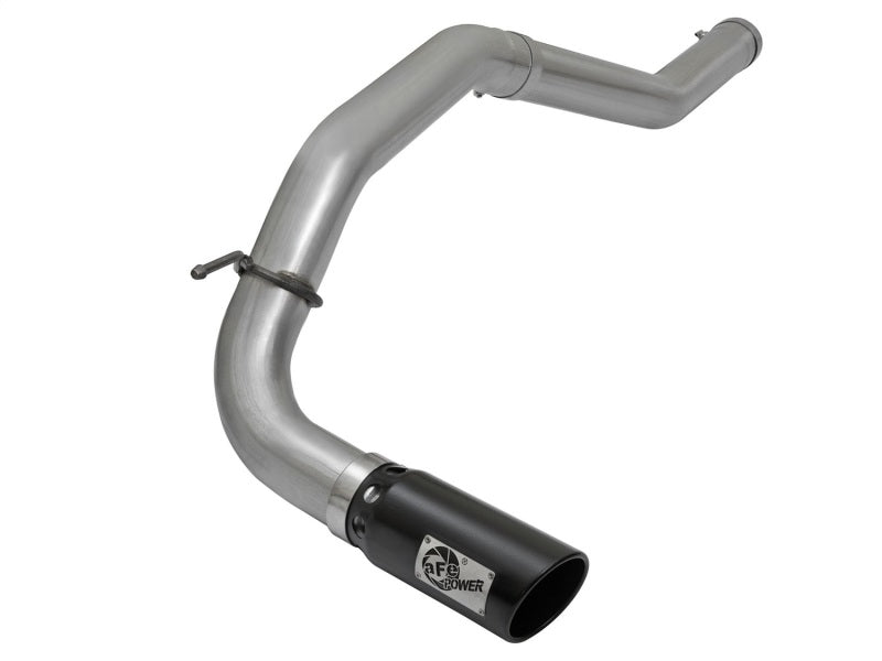 aFe LARGE Bore HD DPF-Back SS Exhaust w/ Black Tip 2016 Compatible with Nissan Titan XD V8-5.0L (td) 49-46113-B