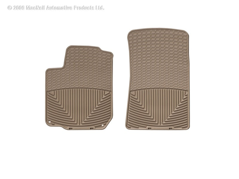 WeatherTech 04 Volkswagen R32 Front Rubber Mats Tan W31TN