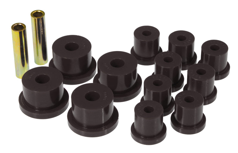 Prothane 64-73 Ford Mustang Rear Spring & 1/2in Shackle Bushings Black 6-1051-BL