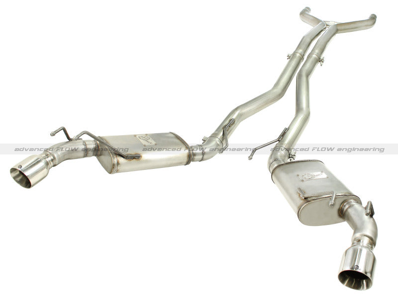 aFe MACHForce XP Exhaust 3in Stainless Stee CB/10-13 Chevy Camaro V8-6.2L (td) (pol tip) 49-44039-P