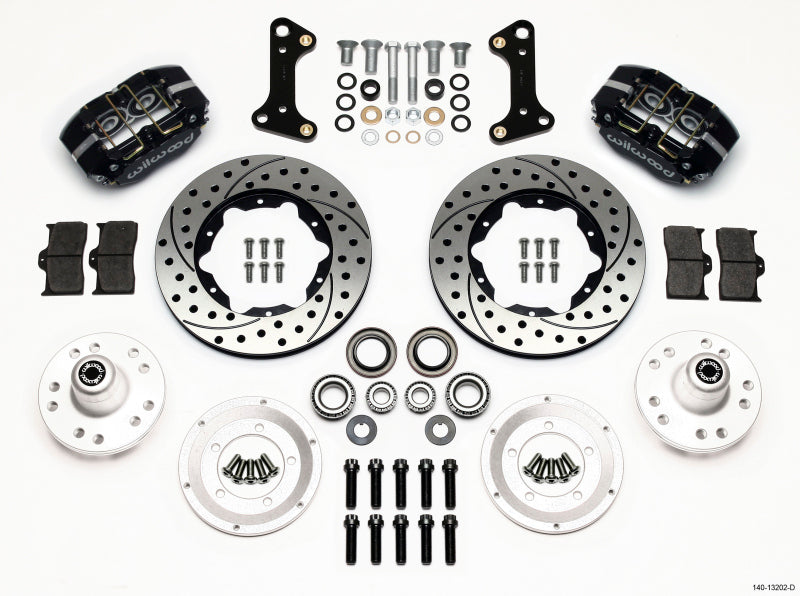 Wilwood Dynapro Dust-Boot Front Kit 11.00in Drilled 67-69 Camaro 64-72 Nova Chevelle 140-13202-D