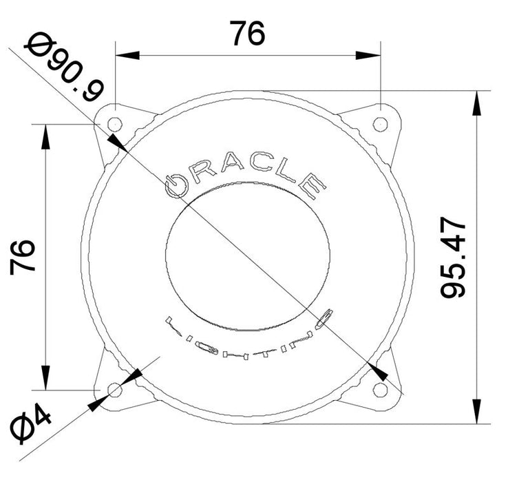 Oracle 95mm 15W High Beam LED Emitter 6000K SEE WARRANTY 5822-001