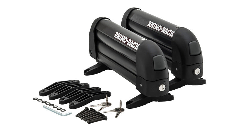 Rhino-Rack Universal Ski Carrier Fits 2 Pairs of Skis Black 572