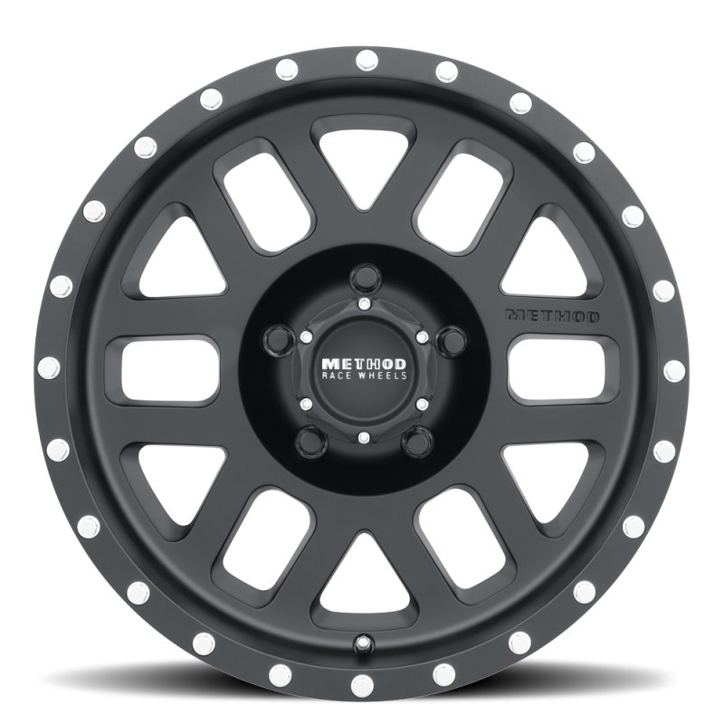 Method MR306 Mesh 18x9 -12mm Offset 5x5 94mm CB Matte Black Wheel MR30689050512N