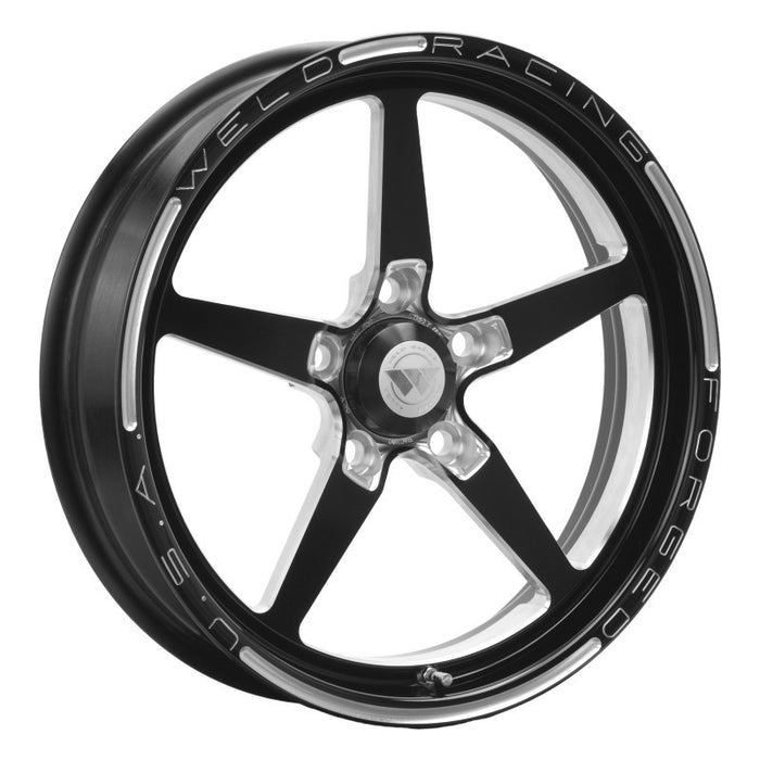 Weld Alumastar 1-Piece 17x4.5 / 5x4.75 BP / 2.25in. BS Black Wheel Non-Beadlock 88B-1704274