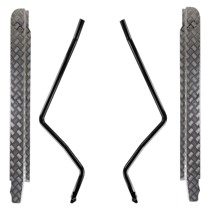 ARB Deluxe Side Rail & Step 12On 47.6mm, Fits 2012-2023 Fits Toyota Land Cruiser 80 Series 4412470
