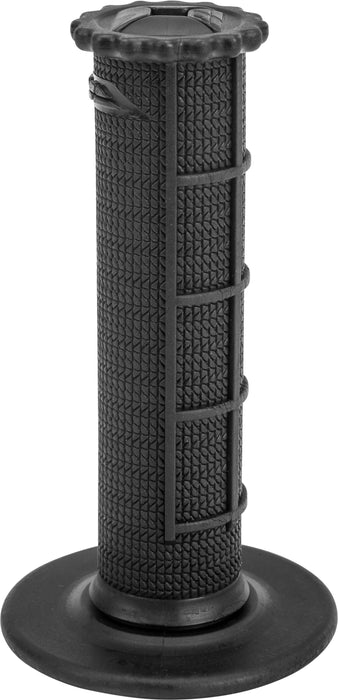 Fly Racing Control Half Waffle Off-Road Motorcycle Grips Compatible for YZ450FX 2016-2017 - Black/One Size