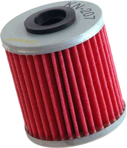 K&N Motorcycle Oil Filter: High Performance, Premium, Designed to be used with Synthetic or Conventional Oils: Fits Select Kawasaki, Suzuki, Beta Vehicles, KN-207