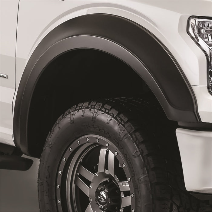 Bushwacker 17-18 Ford F-250 Super Duty Extend-A-Fender Style Flares 2pc Black 20087-02