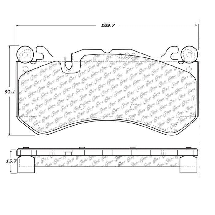 StopTech Mercedes Benz Front Street Touring Brake Pads 308.1291