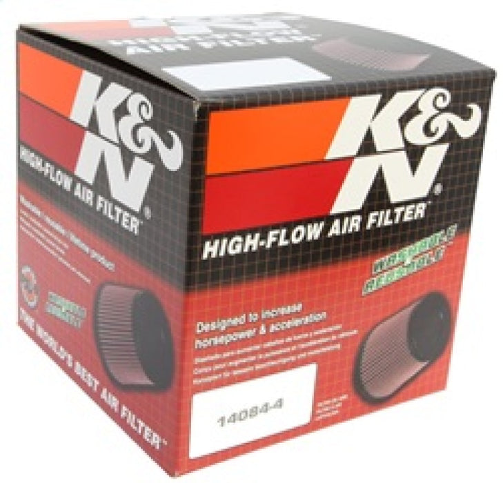 K&N Universal Clamp-On Air Filter 3in FLG / 5in B / 4-1/2in T / 5in H RU-3870