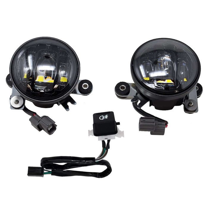 Pathfinder Led Fog Light Kit Black Hon FG610BA