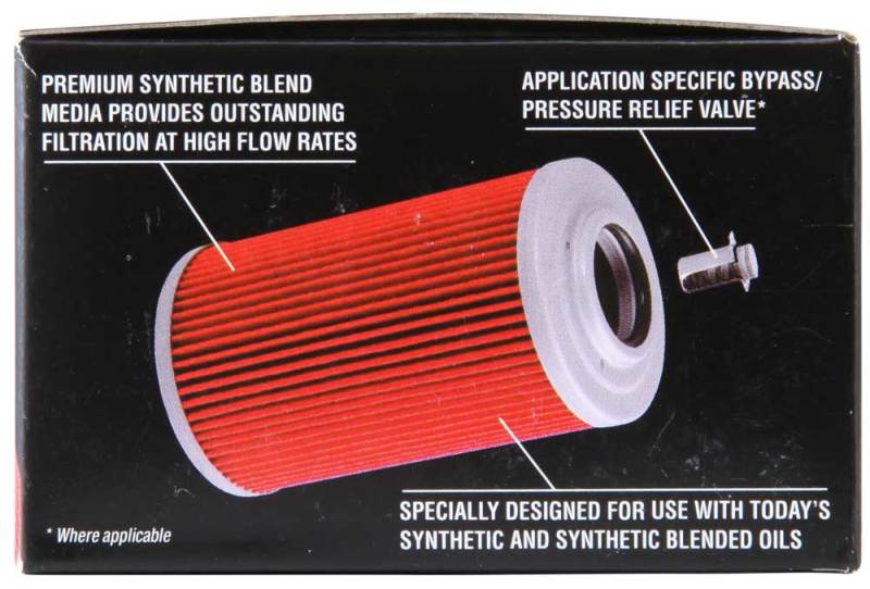 K&N Motorcycle Oil Filter: High Performance, Premium, Designed to be used with Synthetic or Conventional Oils: Fits Select Suzuki Vehicles, KN-136