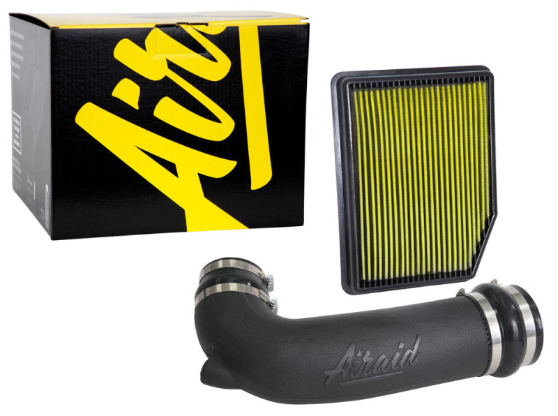 Airaid 19-20 Chevrolet Silverado 1500 V6-4.3L Jr Intake Kit Oiled / Yellow Media 204-795