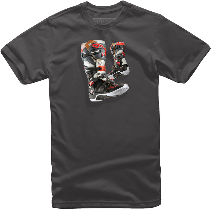 Alpinestars Youth Tech 7 Boot Tee Black Lg 3019-72008-10-L