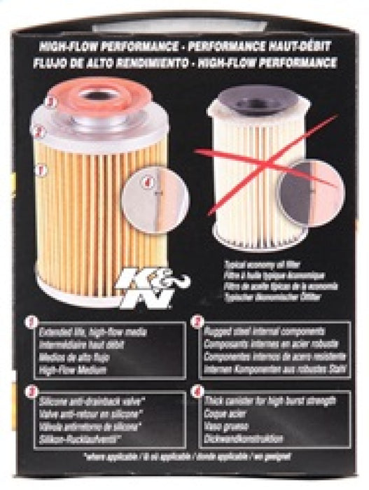 K&N Oil Filter OIL FILTER; AUTOMOTIVE HP-2002