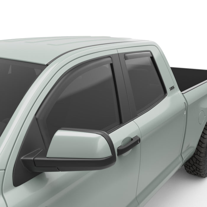 EGR 07-12 Toyota Tundra Crew Max In-Channel Window Visors Set of 4 Matte (575195) 575195