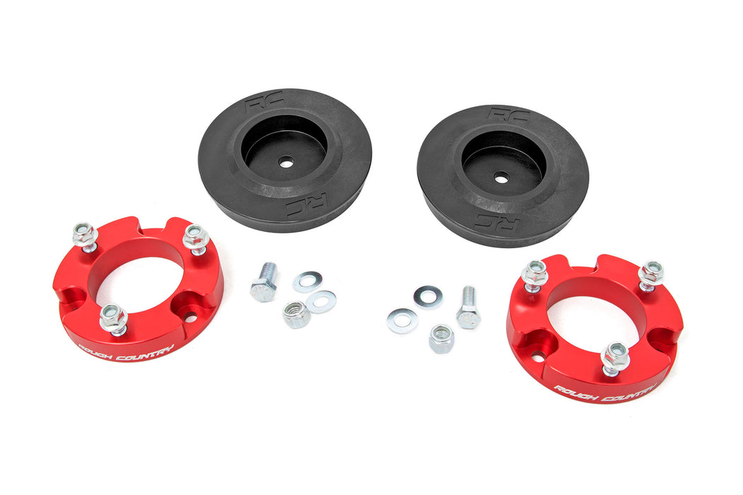 Rough Country 2 Inch Lift Kit Red Spacers Fits toyotaFJ Cruiser 2WD/4WD (07-14)