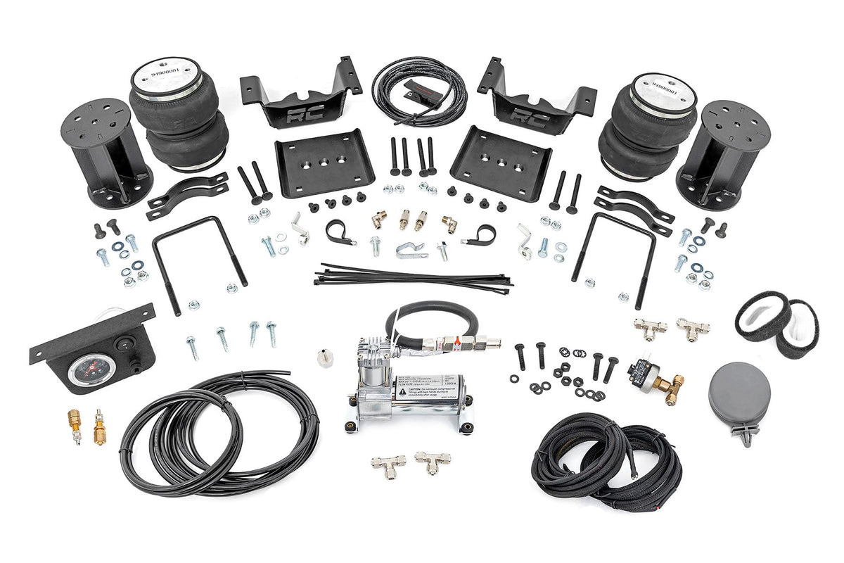 Rough Country Air Spring Kit W/Compressor 6-7.5 Inch Lift Kit Fits Chevy/GMC 1500 (07-18) 100056C