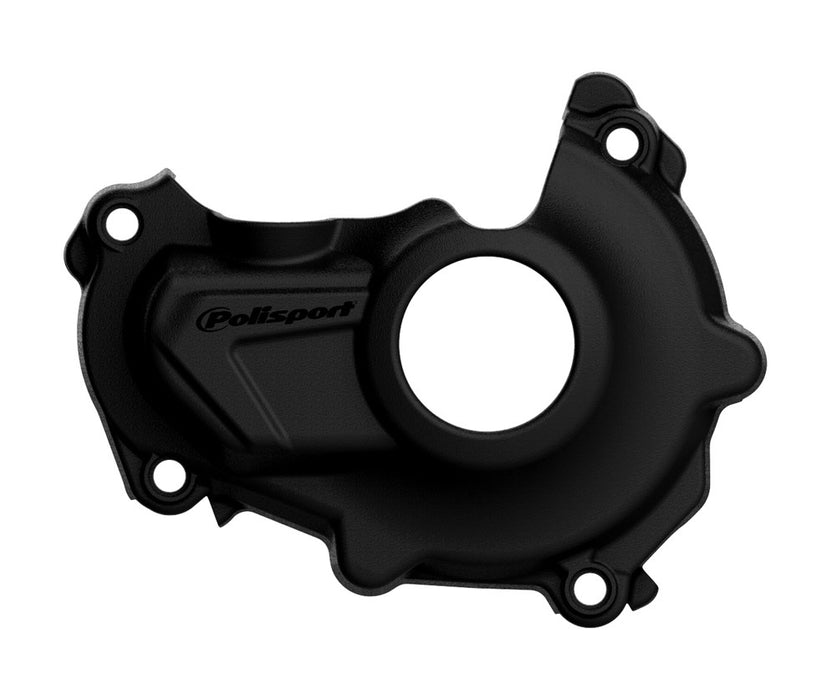 Polisport Ignition Cover Protector (BLACK) For 14-17 YAMAHA YZ450F