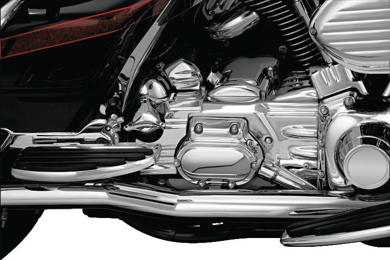 Kuryakyn Rear Cylinder Base Cover For 02-06 Touring Models Chrome 8274