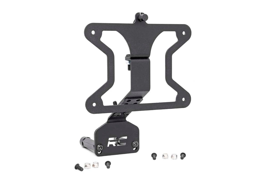 Rough Country License Plate Relocation Bracket compatible with Jeep Wrangler Jk (2007-2018) 10541