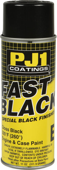 PJ1 16-ENG Gloss Black Engine Spray Paint (Aerosol), 12 oz