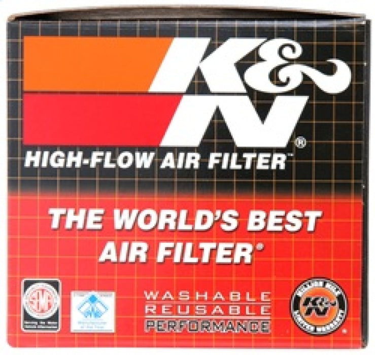 K&N Universal Chrome Filter 2 1/2 inch O/S FLG / 4 1/2 inch OD / 2 inch Height RC-1950