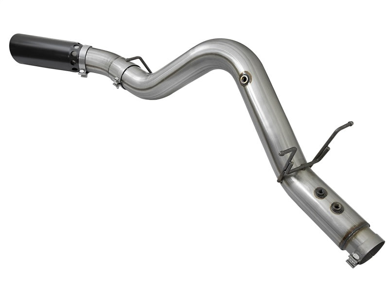 aFe LARGE BORE HD 5in 409-SS DPF-Back Exhaust w/Black Tip 2017 GM Duramax V8-6.6L (td) L5P 49-44085-B